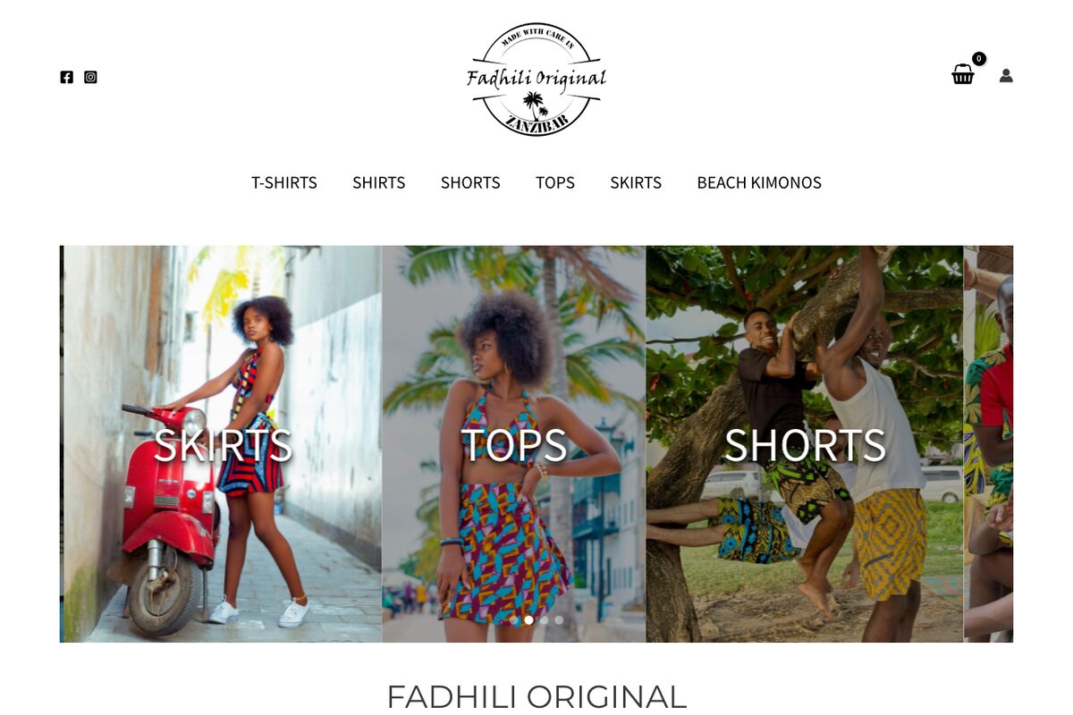 Fadhili Original — website built by Lancer Un Site