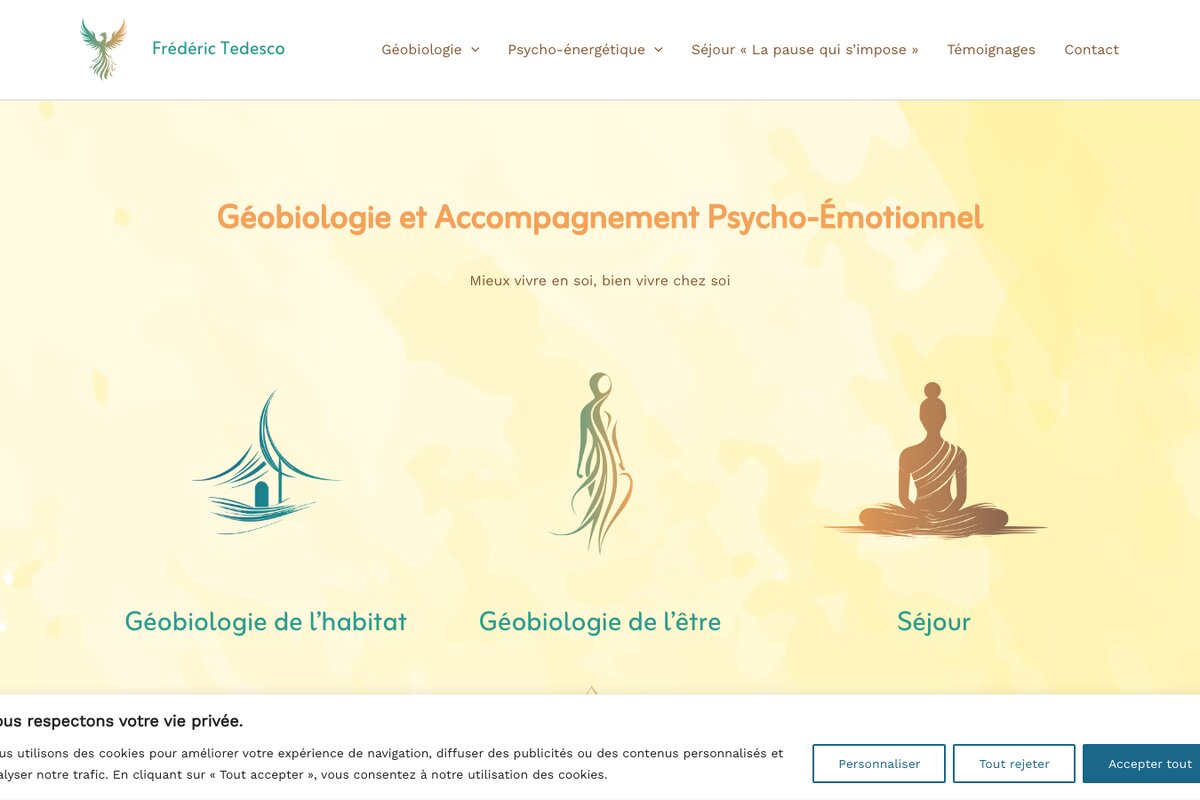 Fr&eacute;d&eacute;ric Tedesco — website built by Lancer Un Site