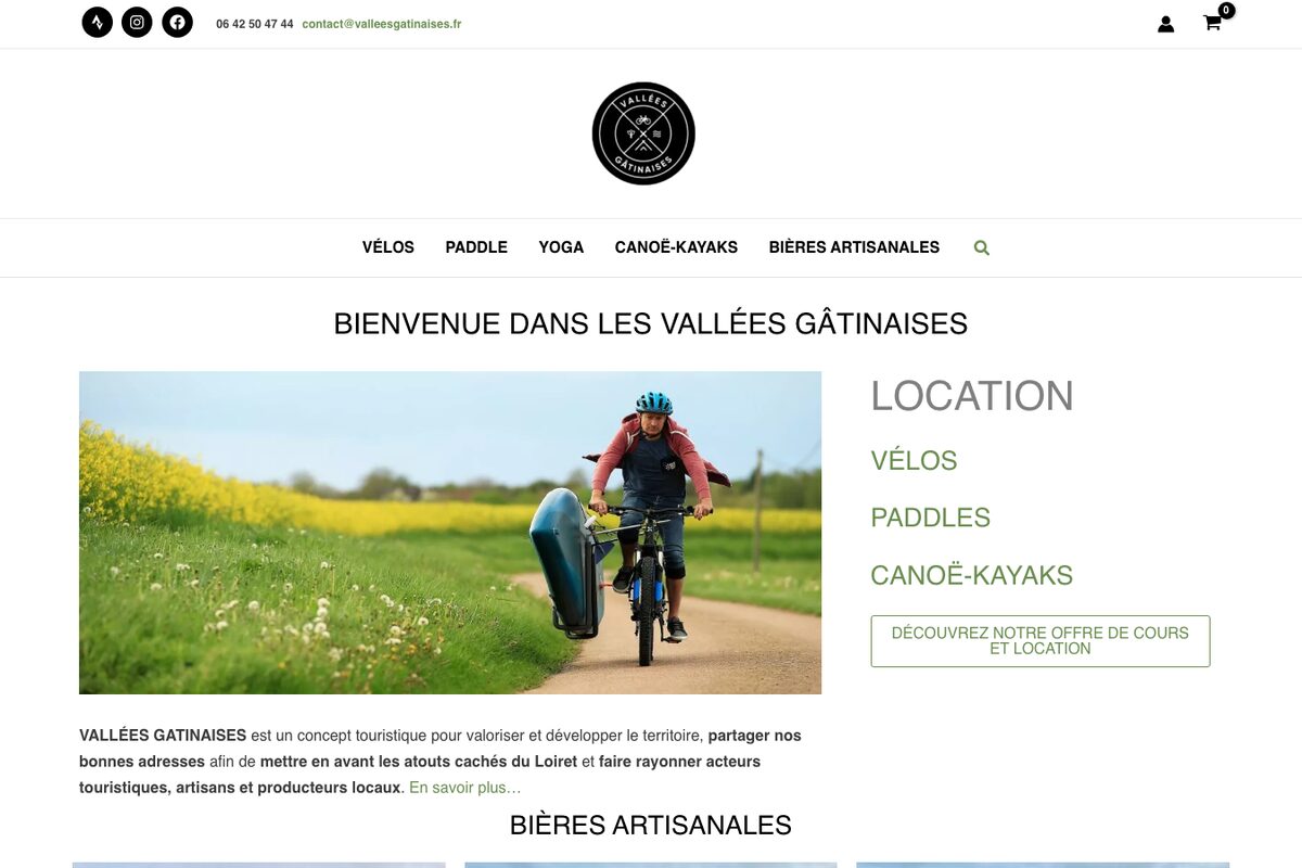 Vall&eacute;es G&acirc;tinaises — website built by Lancer Un Site